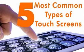 Image result for Types of Touch Screen