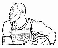 Image result for Los Angeles Lakers LeBron James Coloring Pages