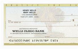Image result for Wells Fargo Check Template