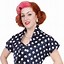 Image result for 50s Style Polka Dot Dress