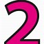 Image result for Circle Printable Number 6 Pink