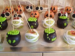 Image result for Halloween Gourmet Candy Apples