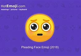 Image result for Pleading Emoji Apple
