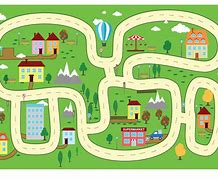 Image result for Kids Road Maps Printables