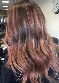 Image result for Rose Gold with Brown Hair Color