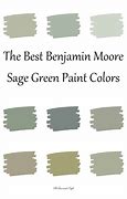 Image result for Benjamin Moore Sage Green Color Pallet