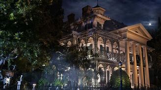 Image result for Haunted Mansion Disneyland Aerial Shot