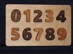 Image result for Wooden Number Puzzle 1