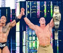 Image result for Triple H The Rock John Cena