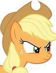 Image result for Applejack Angry Face