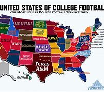 Image result for Most Hated College Football Team Map