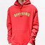 Image result for Red Hoodie Blank Front