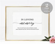 Image result for In Loving Memory Template