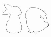 Image result for Easter Bunny Stencils Printable