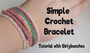 Image result for Simple Crochet Bracelets