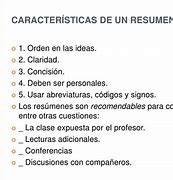 Image result for Caracteristicas El Resumen