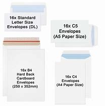 Image result for C4 vs C5 Envelopes