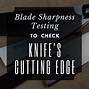 Image result for Knife Sharpness Level