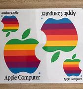 Image result for Apple Rainbow Logo Sticker