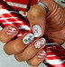 Image result for Red and Green Nail Art Designs