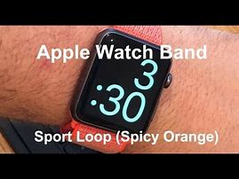 Image result for Apple Watch Sport Loop Orange