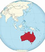 Image result for Australia On Globe