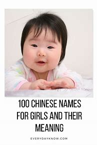 Image result for Modern Chinese Baby Names