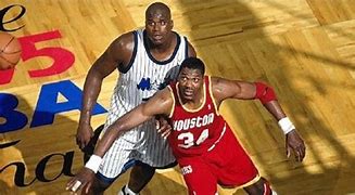 Image result for Hakeem Olajuwon vs Shaq