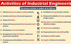 Image result for Industrial Engineering Senior Project Ideas