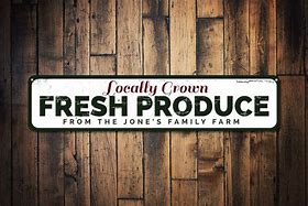 Image result for Fresh Produce Signs Grocery Store