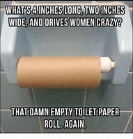 Image result for Under Toilet Paper Meme