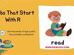 Image result for Verb Start with R