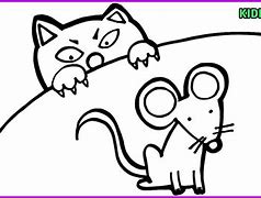 Image result for Cat and Mouse Drawing