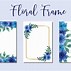 Image result for Blue Flower Frame