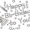 Image result for Happy Birthday Colouring Free Printpout