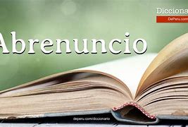 Image result for abrenuncio