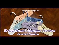 Image result for Clothes Hanger Cover Crochet Patterns