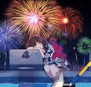 Image result for Firework New Year Anime