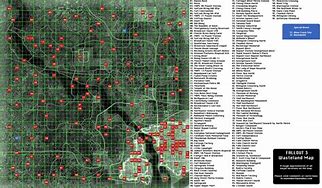 Image result for World Map Locations Fallout 3