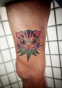 Image result for Weed Cat Tattoo