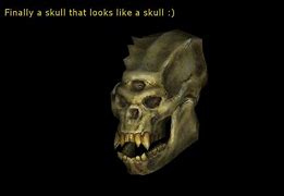 Image result for Skyrim Troll Skull