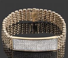 Image result for Diamond ID Bracelets for Men