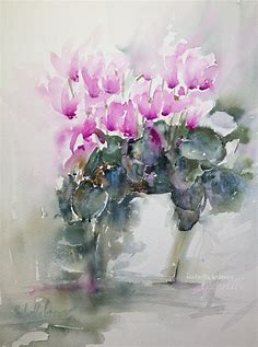 veredit - art©: Pretty in Pink - Cyclamen 
