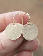 Image result for Gold Circle Earrings