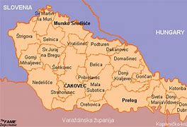 Image result for Međimurje Karta