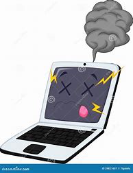 Image result for Crash Laptop Cartoon