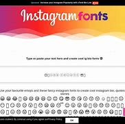 Image result for Fonts for Instagram