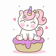 Image result for Unicorn Eating Cake Clip Art