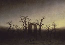 Image result for Framed Gothic Painting Landscape