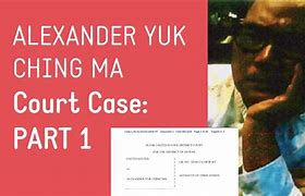 Image result for Alexander Yuk Ching MA